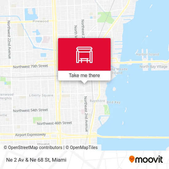 Ne 2 Av & Ne 68 St map