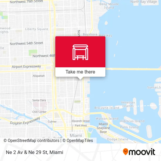 Ne 2 Av & Ne 29 St map