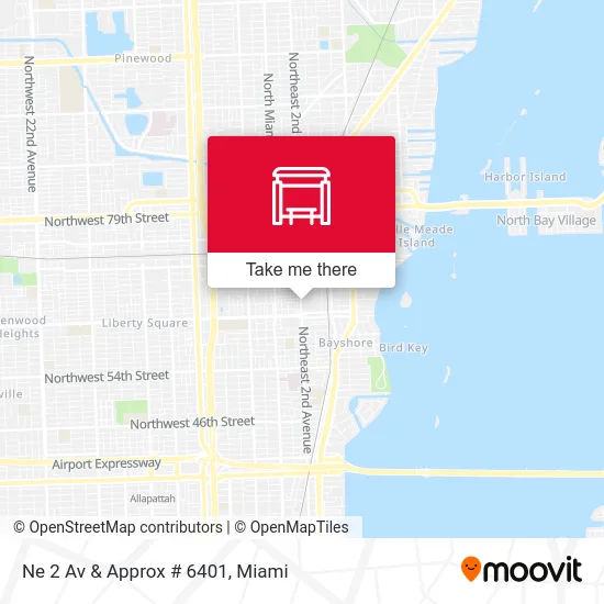Ne 2 Av & Approx # 6401 map