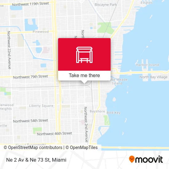 Ne 2 Av & Ne 73 St map
