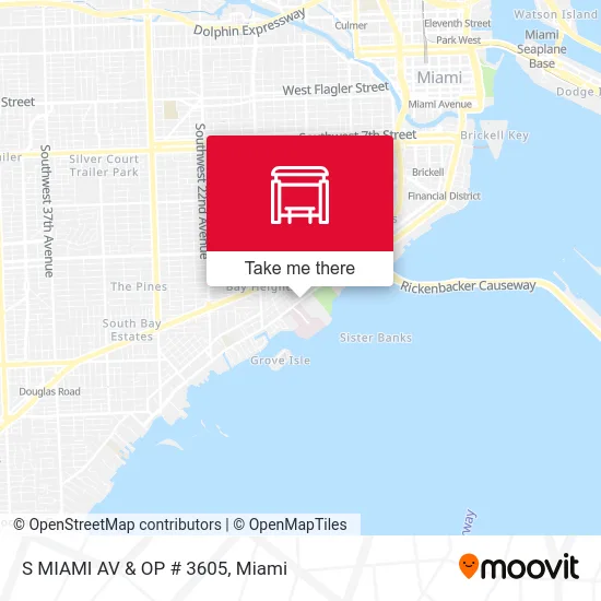 Mapa de S MIAMI AV & OP # 3605