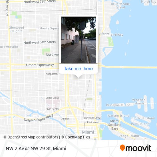 NW 2 Av @ NW 29 St map