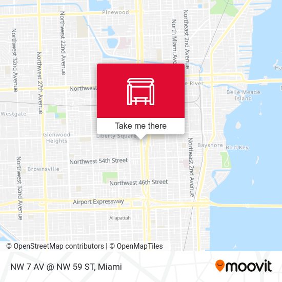 NW 7 Av @ NW 59 St map