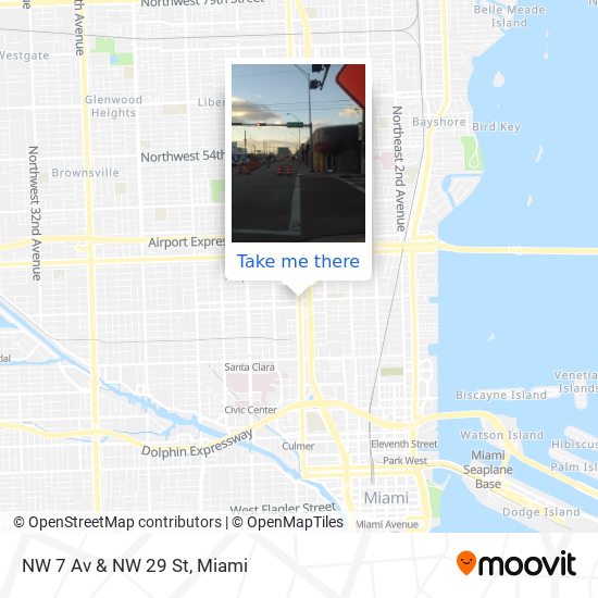 NW 7 Av & NW 29 St map