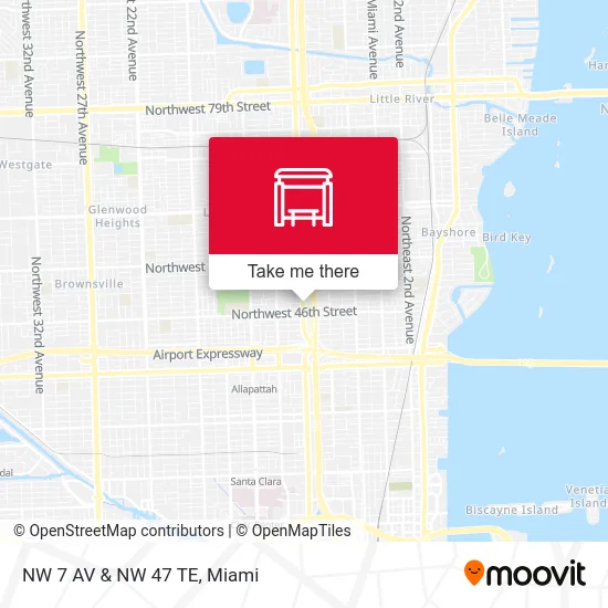 Mapa de NW 7 AV & NW 47 TE