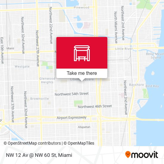 NW 12 Av @ NW 60 St map