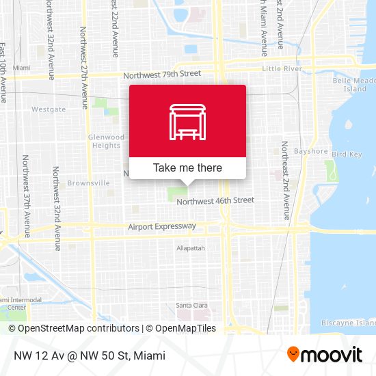 NW 12 Av @ NW 50 St map