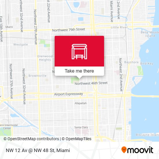 NW 12 Av @ NW 48 St map
