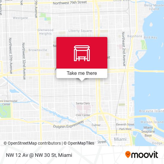 NW 12 Av @ NW 30 St map