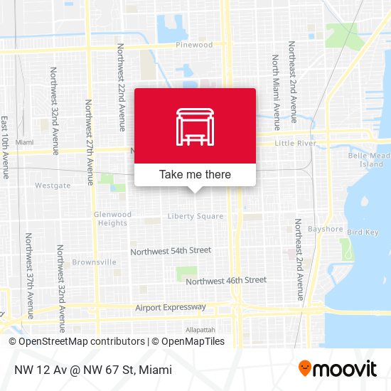 NW 12 Av @ NW 67 St map