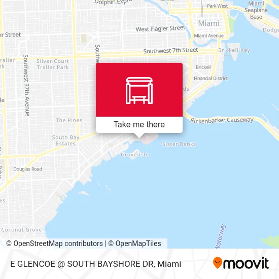 Mapa de E GLENCOE @ SOUTH BAYSHORE DR
