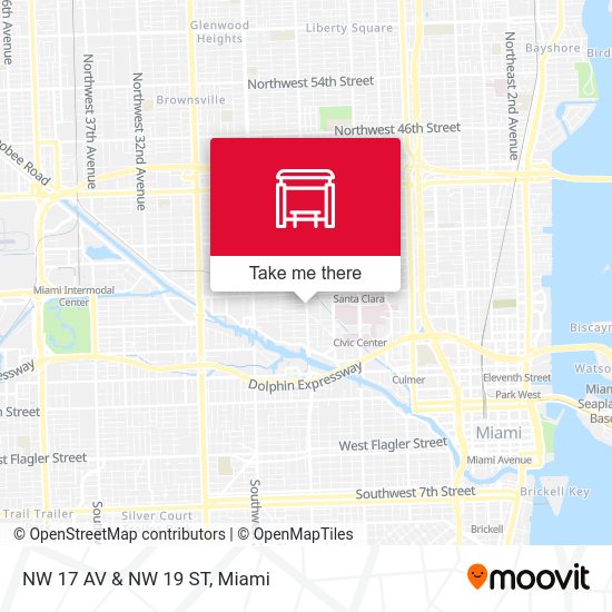 NW 17 Av & NW 19 St map