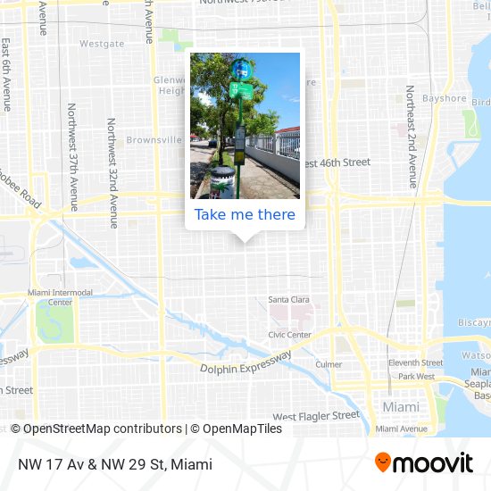 NW 17 Av & NW 29 St map