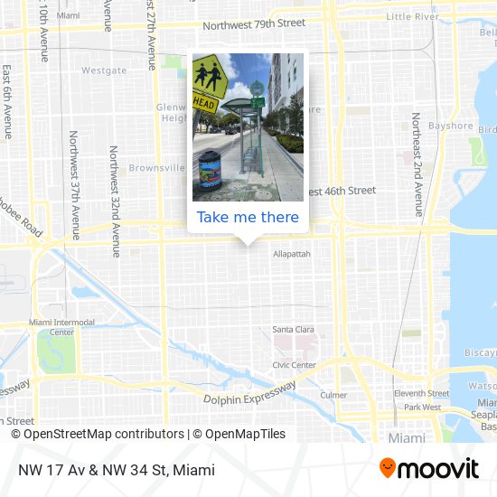 Mapa de NW 17 Av & NW 34 St