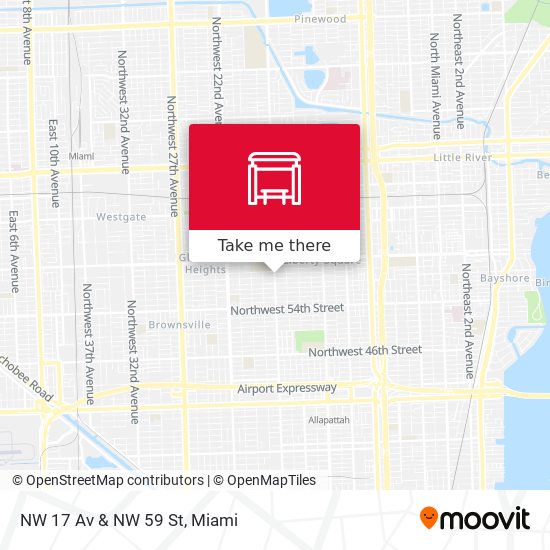 Mapa de NW 17 Av & NW 59 St