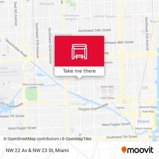 NW 22 Av & NW 23 St map