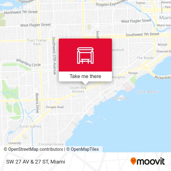 Mapa de SW 27 AV & 27 ST
