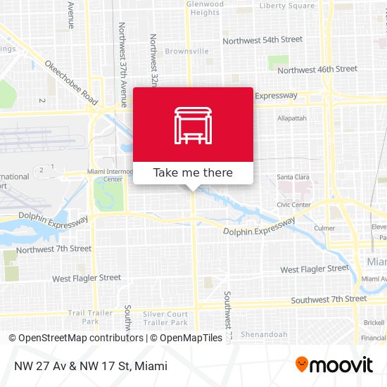 NW 27 Av & NW 17 St map