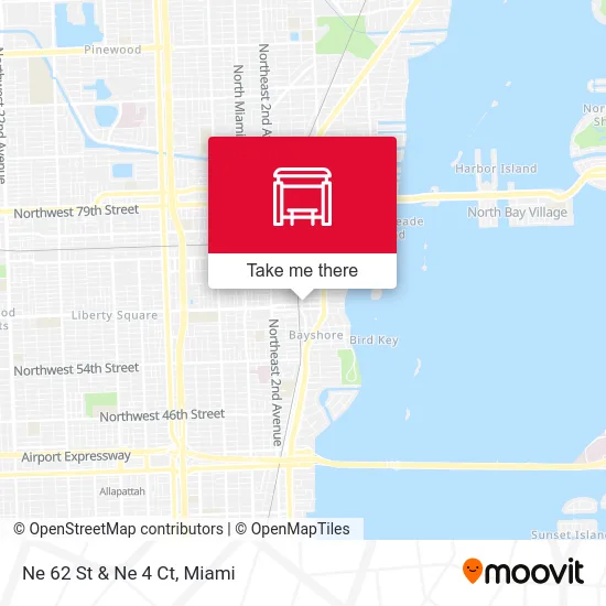 Ne 62 St & Ne 4 Ct map