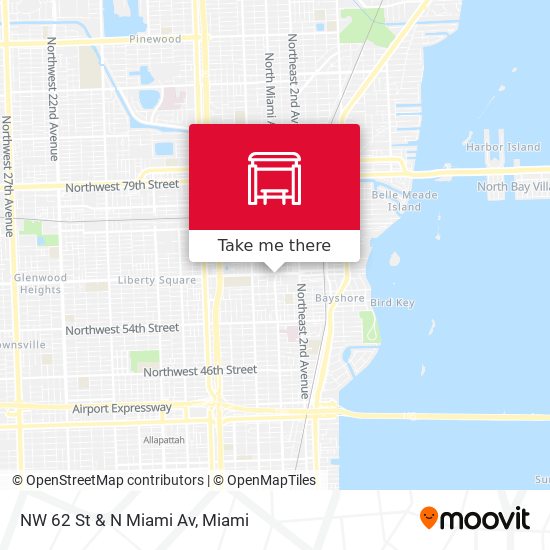 NW 62 St & N Miami Av map