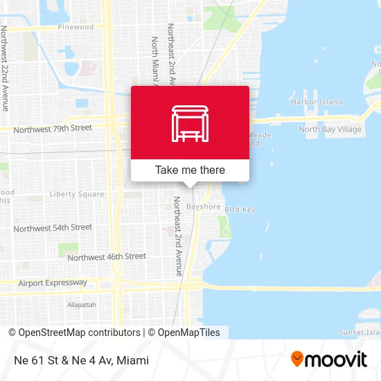 Ne 61 St & Ne 4 Av map