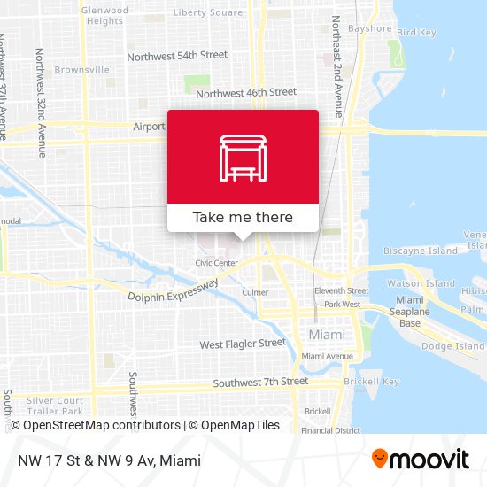 Mapa de NW 17 St & NW 9 Av