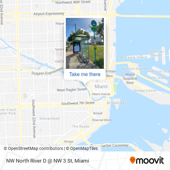 Mapa de NW North River D @ NW 3 St