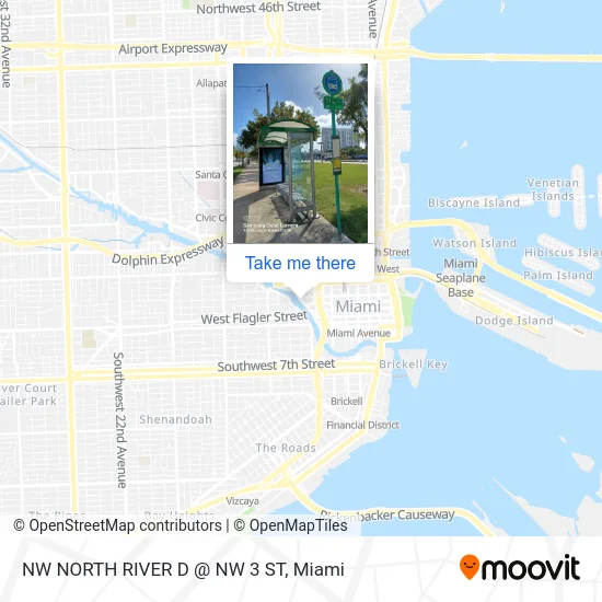 Mapa de NW NORTH RIVER D @ NW 3 ST