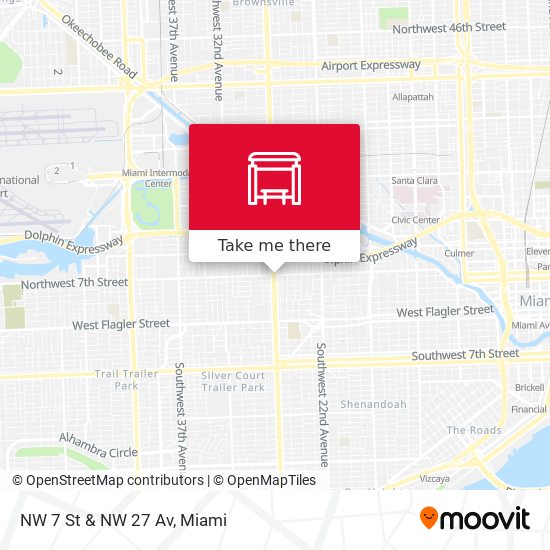 Mapa de NW 7 St & NW 27 Av