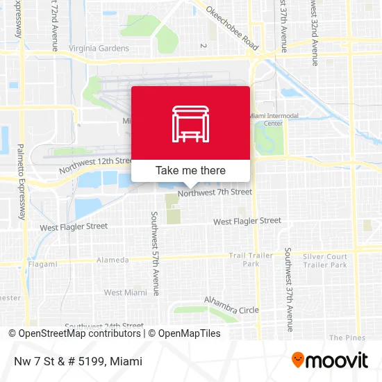 Nw 7 St & # 5199 map