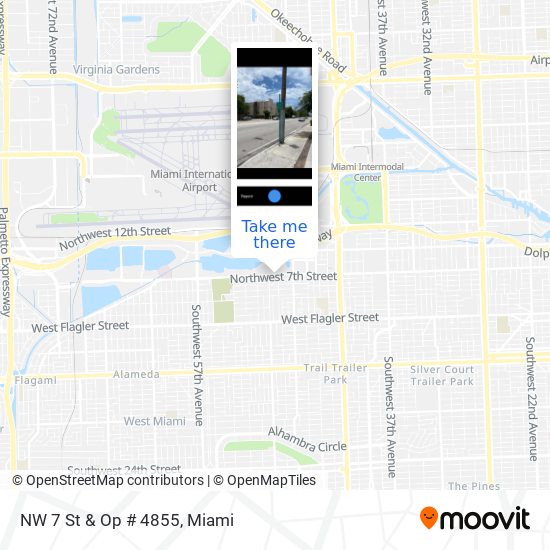 Mapa de NW 7 St & Op # 4855