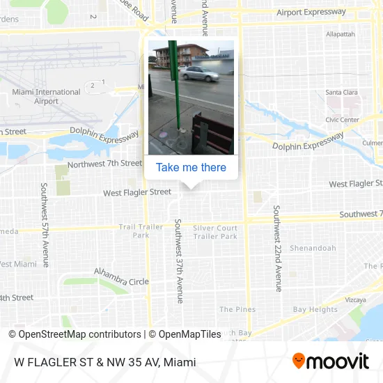 Mapa de W FLAGLER ST & NW 35 AV