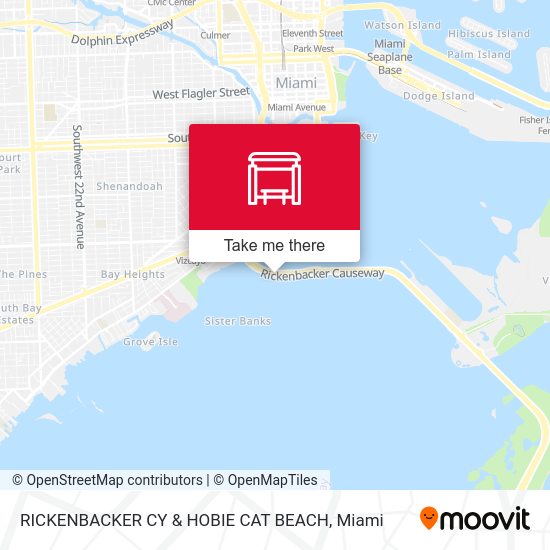 RICKENBACKER CY & HOBIE CAT BEACH map