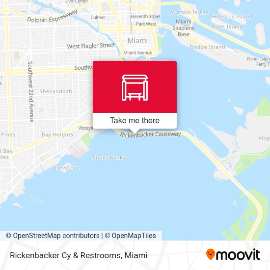 Rickenbacker Cy & Restrooms map