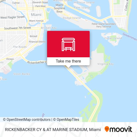 RICKENBACKER CY & AT MARINE STADIUM map