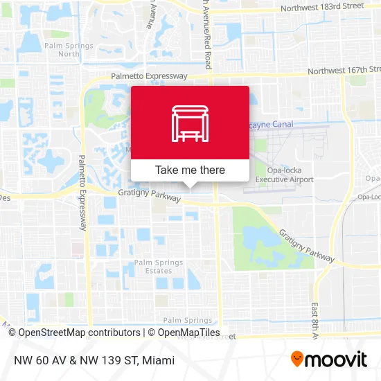 Mapa de NW 60 AV & NW 139 ST