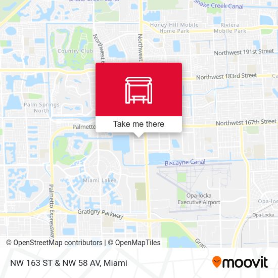 Mapa de NW 163 ST & NW 58 AV