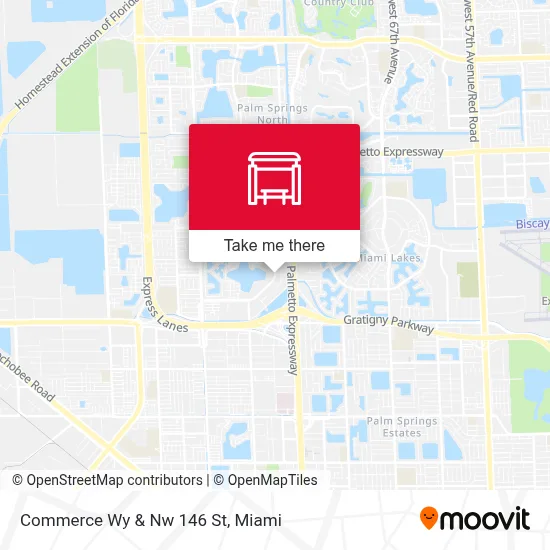 Commerce Wy & Nw 146 St map
