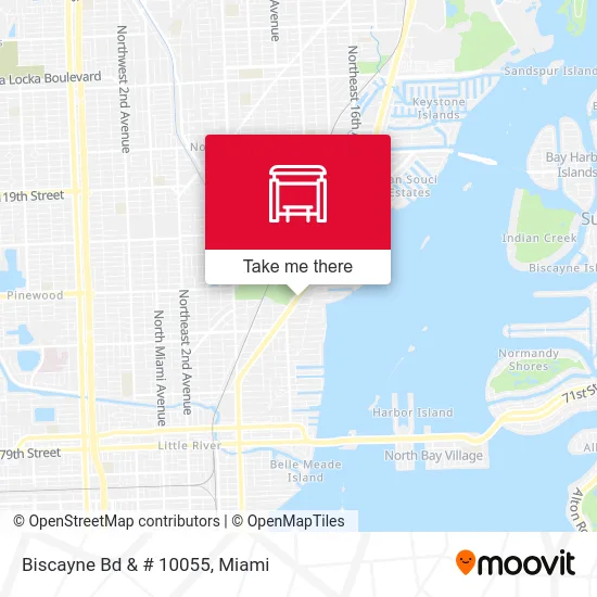 Biscayne Bd & # 10055 map