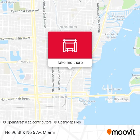 Ne 96 St & Ne 6 Av map