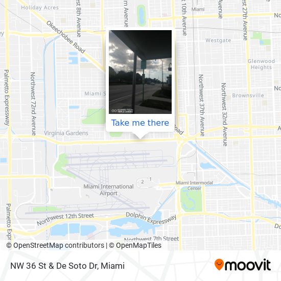 NW 36 St & De Soto Dr map