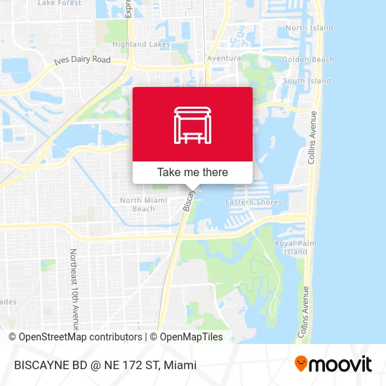 BISCAYNE BD @ NE 172 ST map