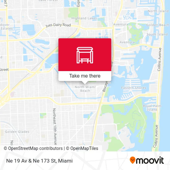 Ne 19 Av & Ne 173 St map