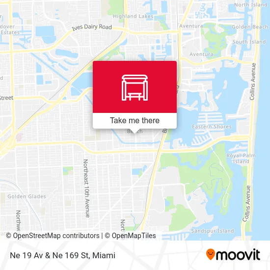 Ne 19 Av & Ne 169 St map