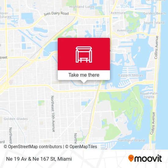 Ne 19 Av & Ne 167 St map