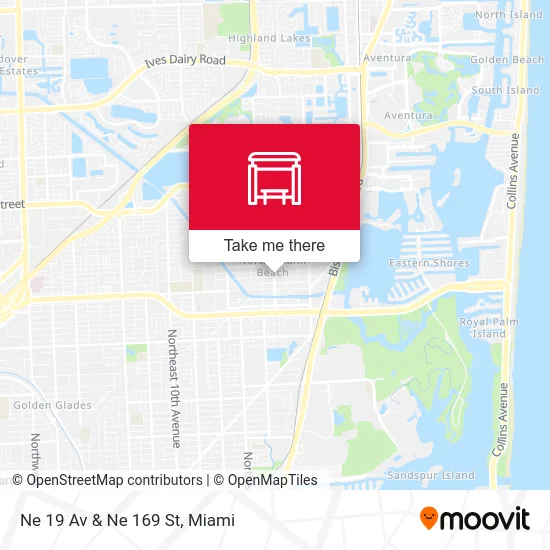 Ne 19 Av & Ne 169 St map