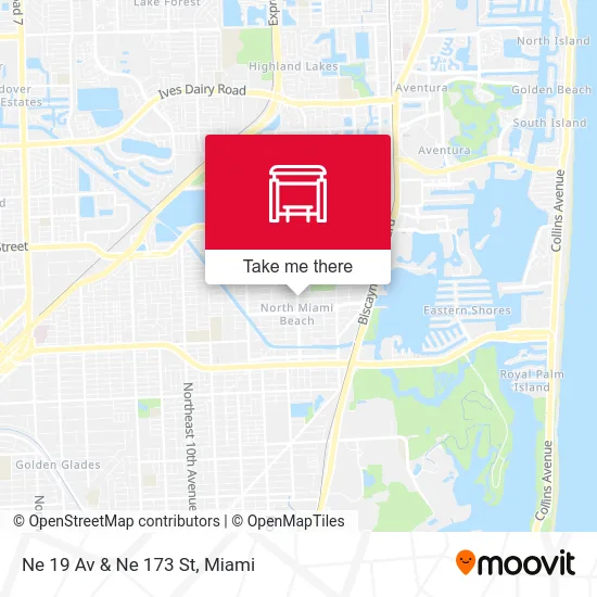 Ne 19 Av & Ne 173 St map