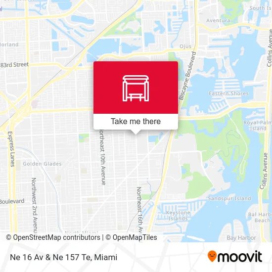 Ne 16 Av & Ne 157 Te map