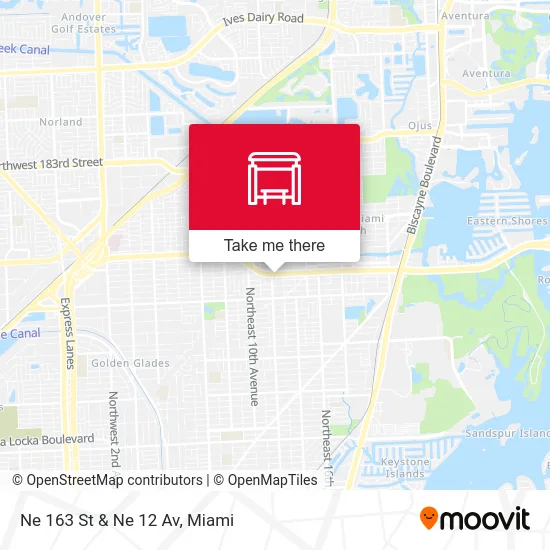 Ne 163 St & Ne 12 Av map