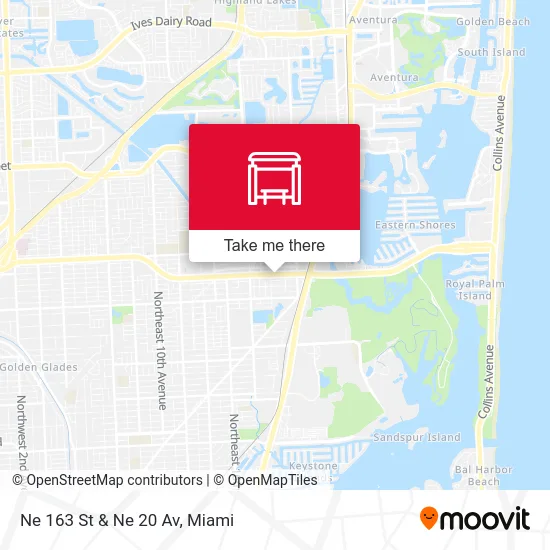 Ne 163 St & Ne 20 Av map